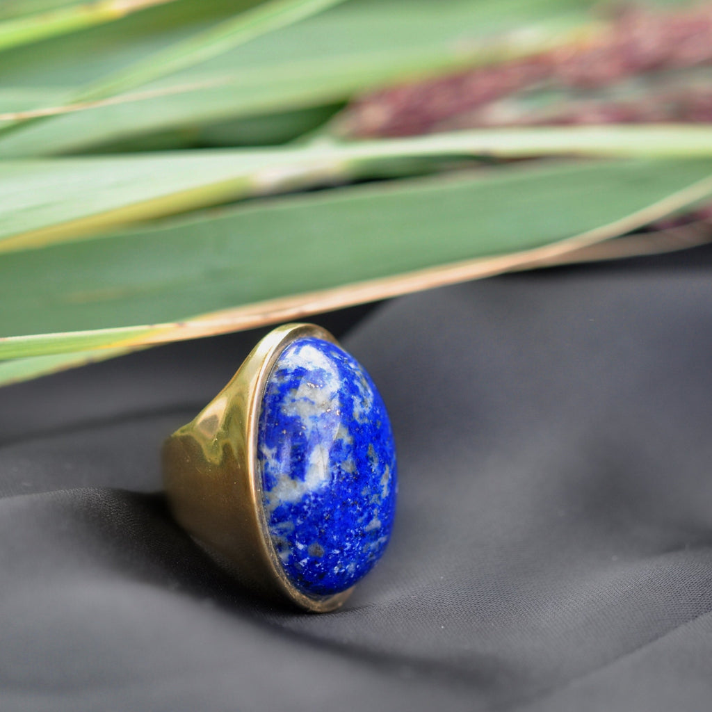 BLUE LOVE Statement Ring