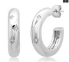 TEDDIE CELESTIAL TUBE HOOP EARRINGS
