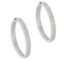 FINN INFINITY DIAMOND HOOP EARRINGS