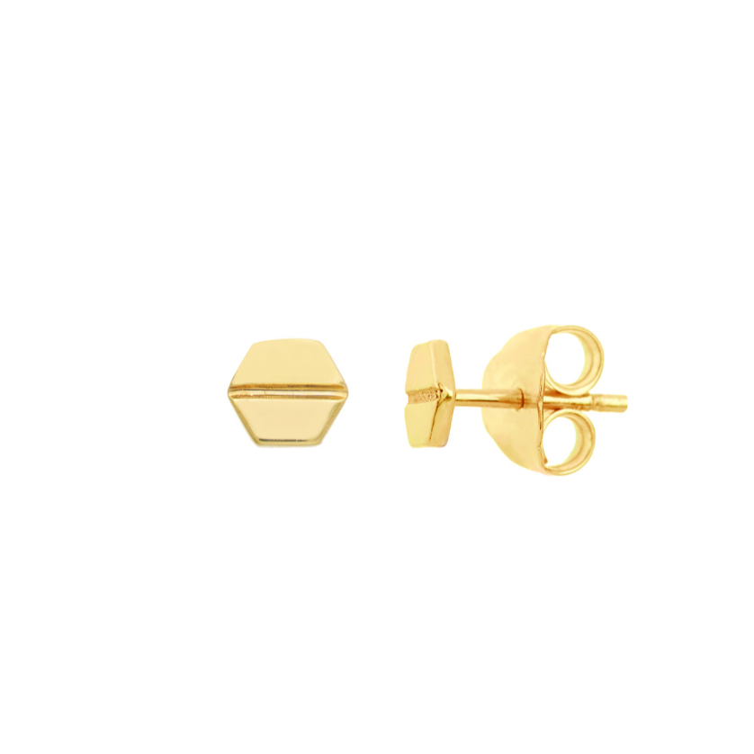 REAGAN SCREW STUD EARRINGS