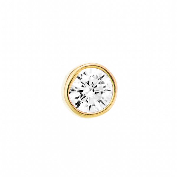 Solitaire Bezel Stud