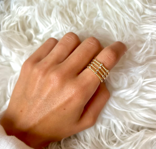 MAYCEE 4 STACK RING