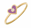 MIA HEART ENAMEL RING