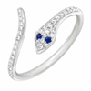 SAMI Diamond Snake Ring