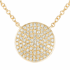 MEADOW Diamond Disc Necklace