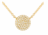MEADOW Diamond Disc Necklace
