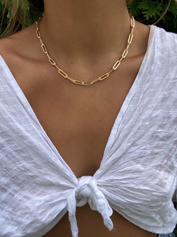 RAMY BIG LINK CHAIN LINK  - GOLD FILLED