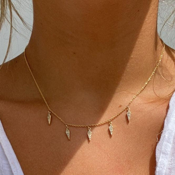 RUBY Drop Necklace