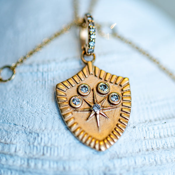LEIGH Small SHIELD Necklace
