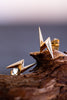 MARGOT LIGHTNING BOLT STUD EARRINGS.