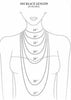 BAILEE Baguette Shape Statement Necklace