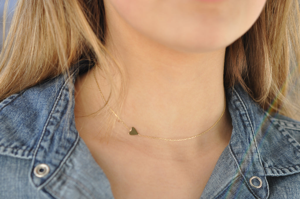 LILLIA BABY HEART NECKLACE