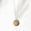 NICE THINGS  Mantra Disc Necklaces - FUCK OFF