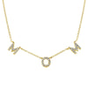 MOM Letter Necklace