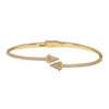 CARRIE POINTED BANGLE BRACELET