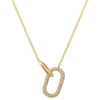 CELIA DOUBLE LOOP LINK NECKLACE