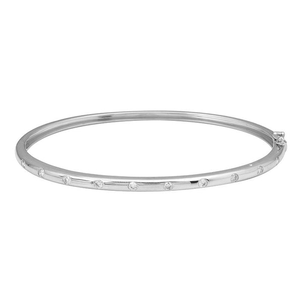 ELLIE DIAMOND INLAY BANGLE BRACLETS