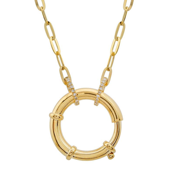 ORLY round Closure Chain Necklaces