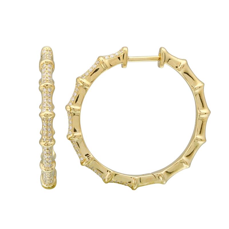 HANK BAMBOO HOOP EARRINGS