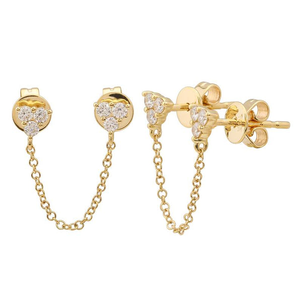 CHARLOTTE Chain Drop Huggies