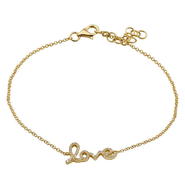 SIRI LOVE SCRIPT BRACELET